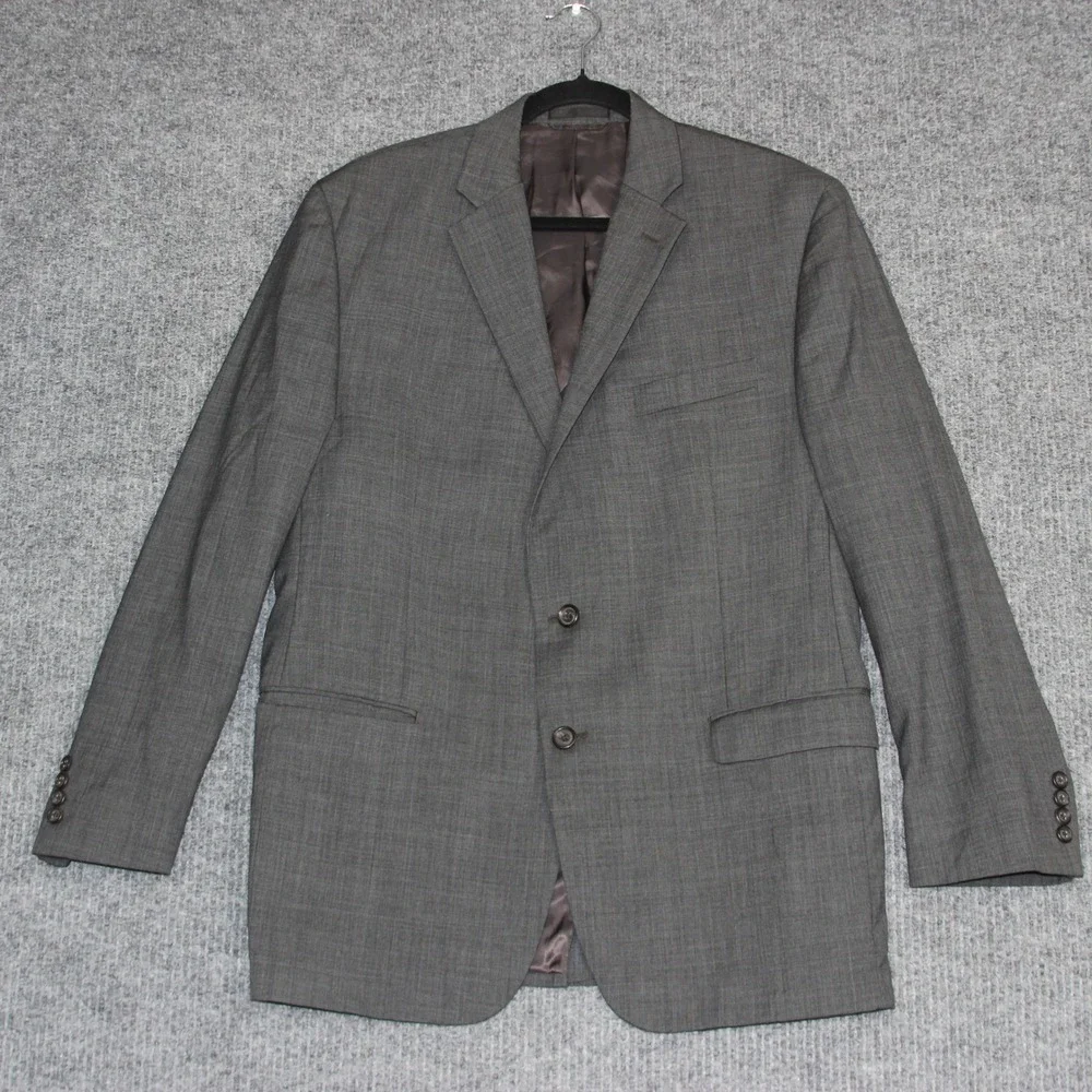 Lauren‎ Ralph Lauren Gray Blazer Jacket Size Mens 42R Dress Suit Coat